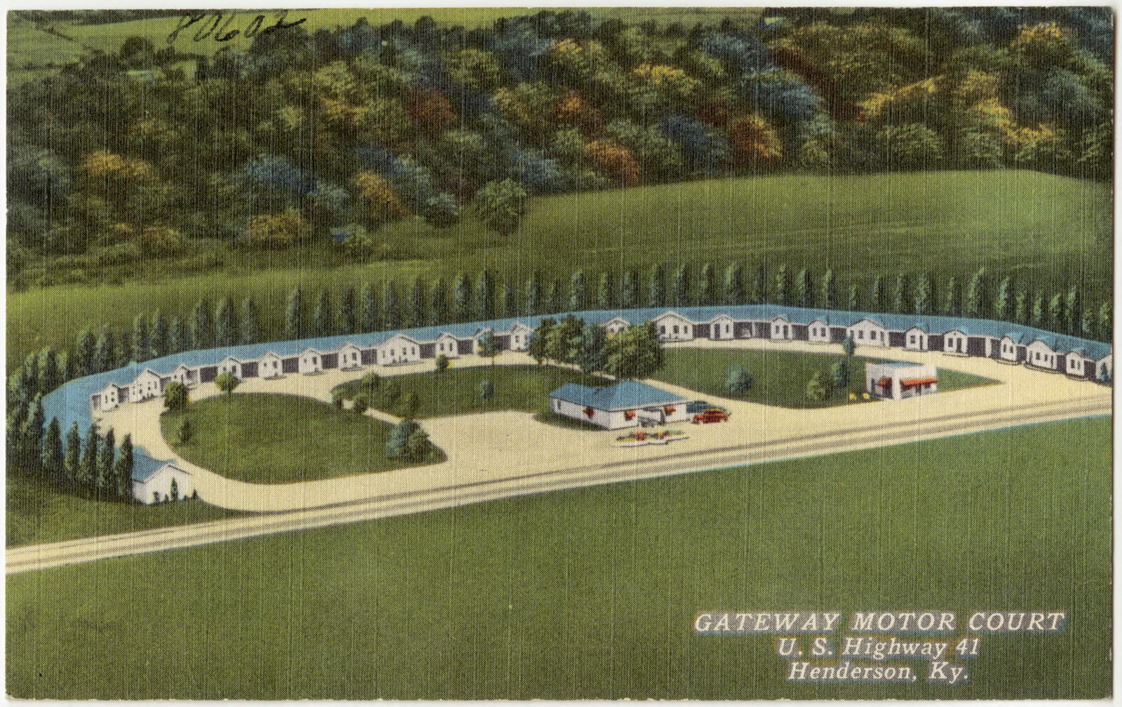 Gateway Motor Court, U. S. Highway 41, Henderson, Ky., Boston Public Library - undated