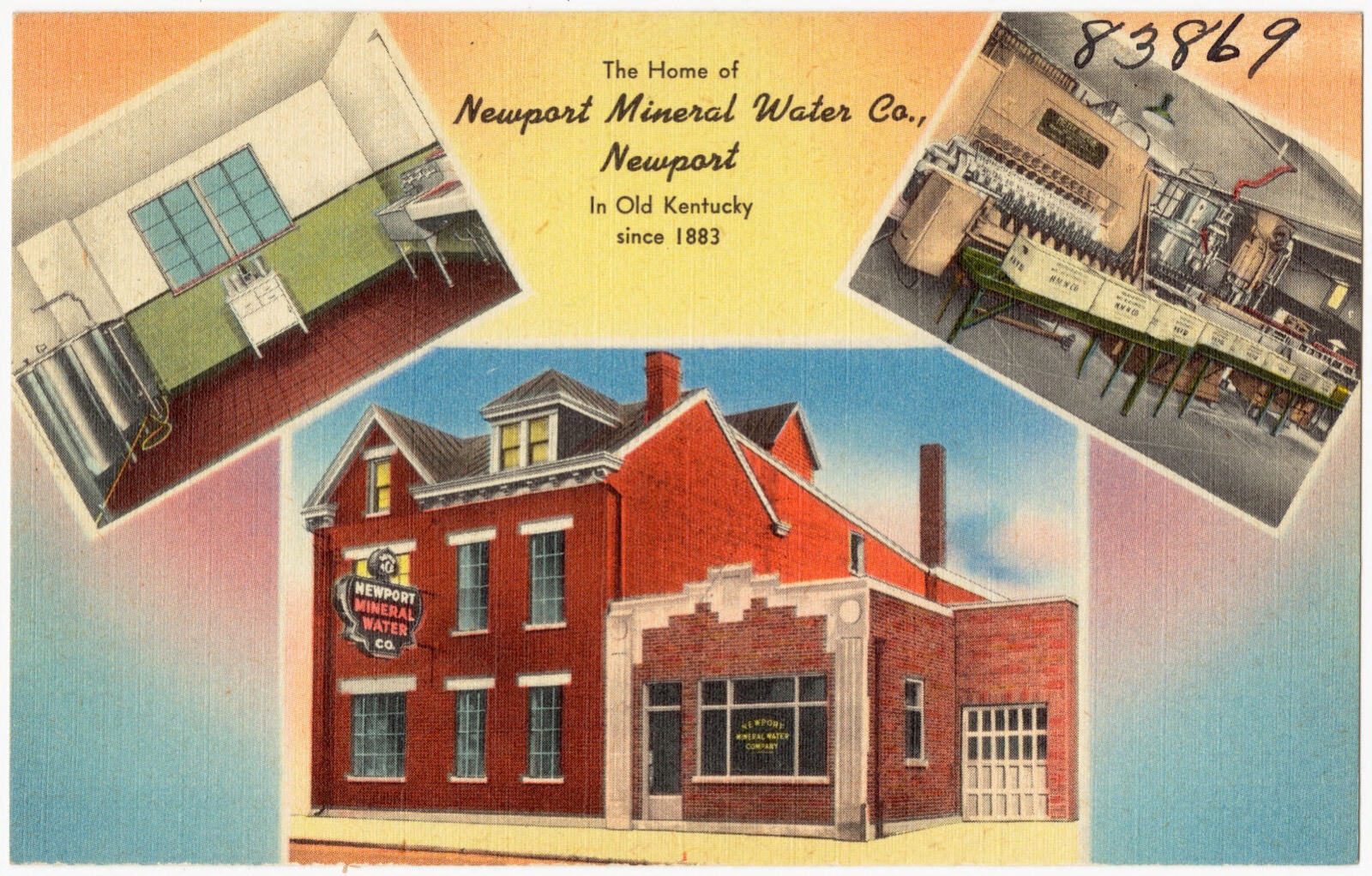 The home of Newport Mineral Water Co., Newport in Old Kentucky since 1883, Boston Public Library - undated