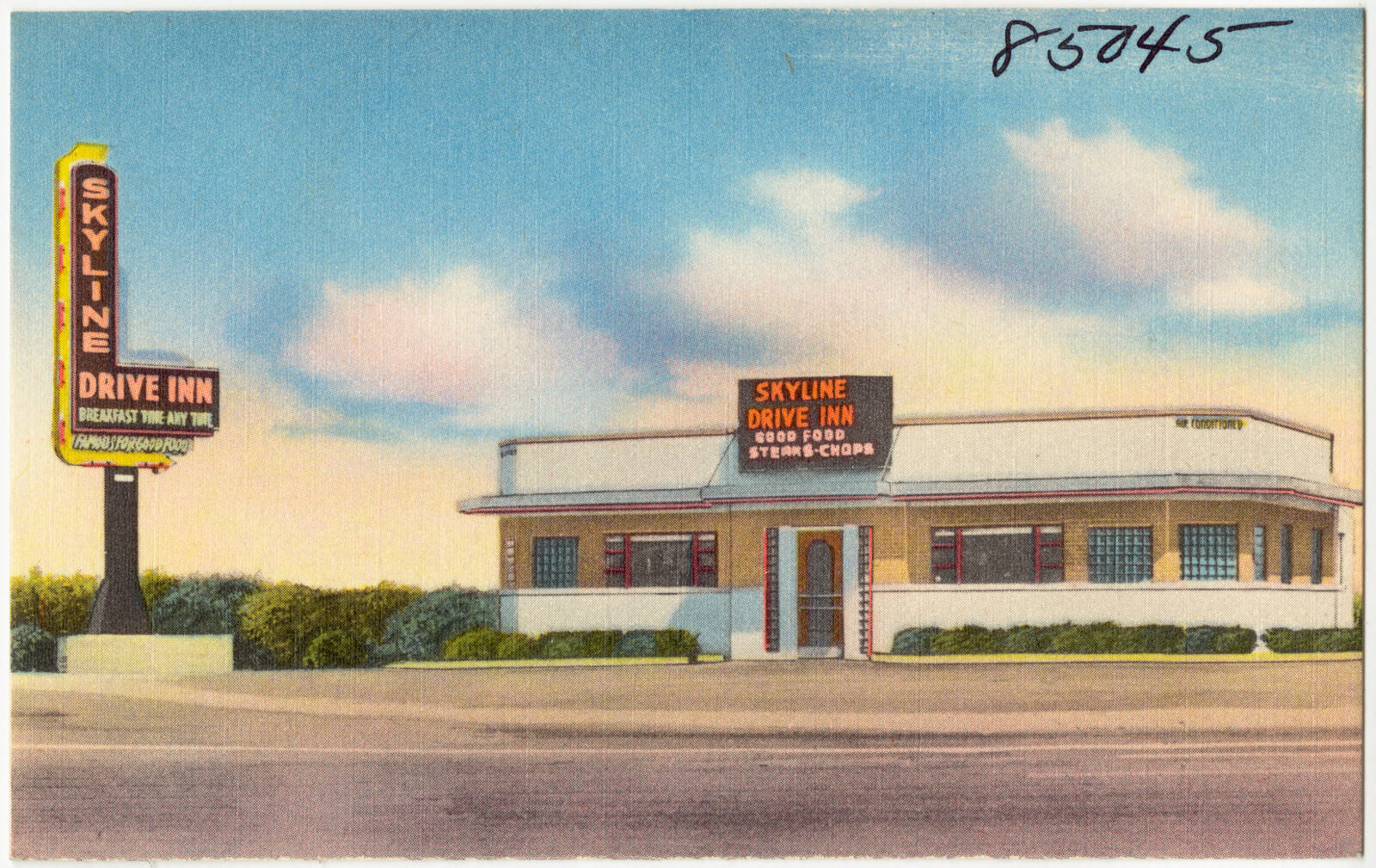 Skyline Diner Inn Restaurant, Junction U. S. 25 and 42, Florence, Ky., Boston Public Library - undated