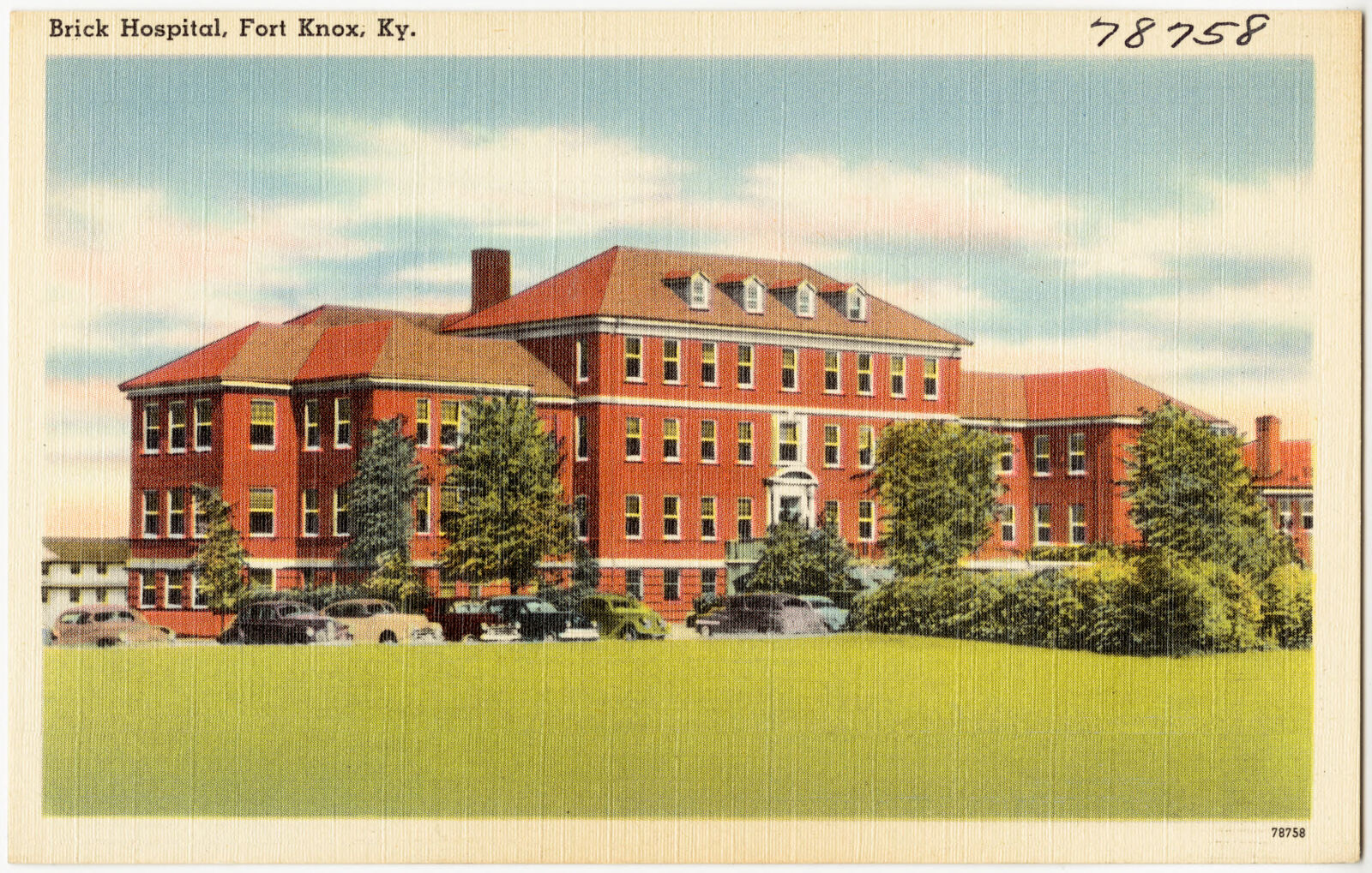 Brick Hospital, Fort Knox, Ky., Boston Public Library - undated