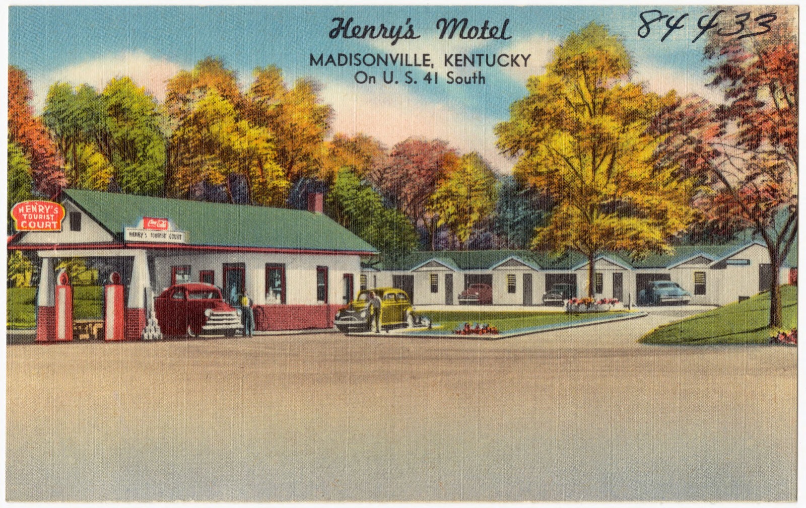 Henry's Motel, Madisonville, Kentucky on U. S. 41 South, Boston Public Library - undated