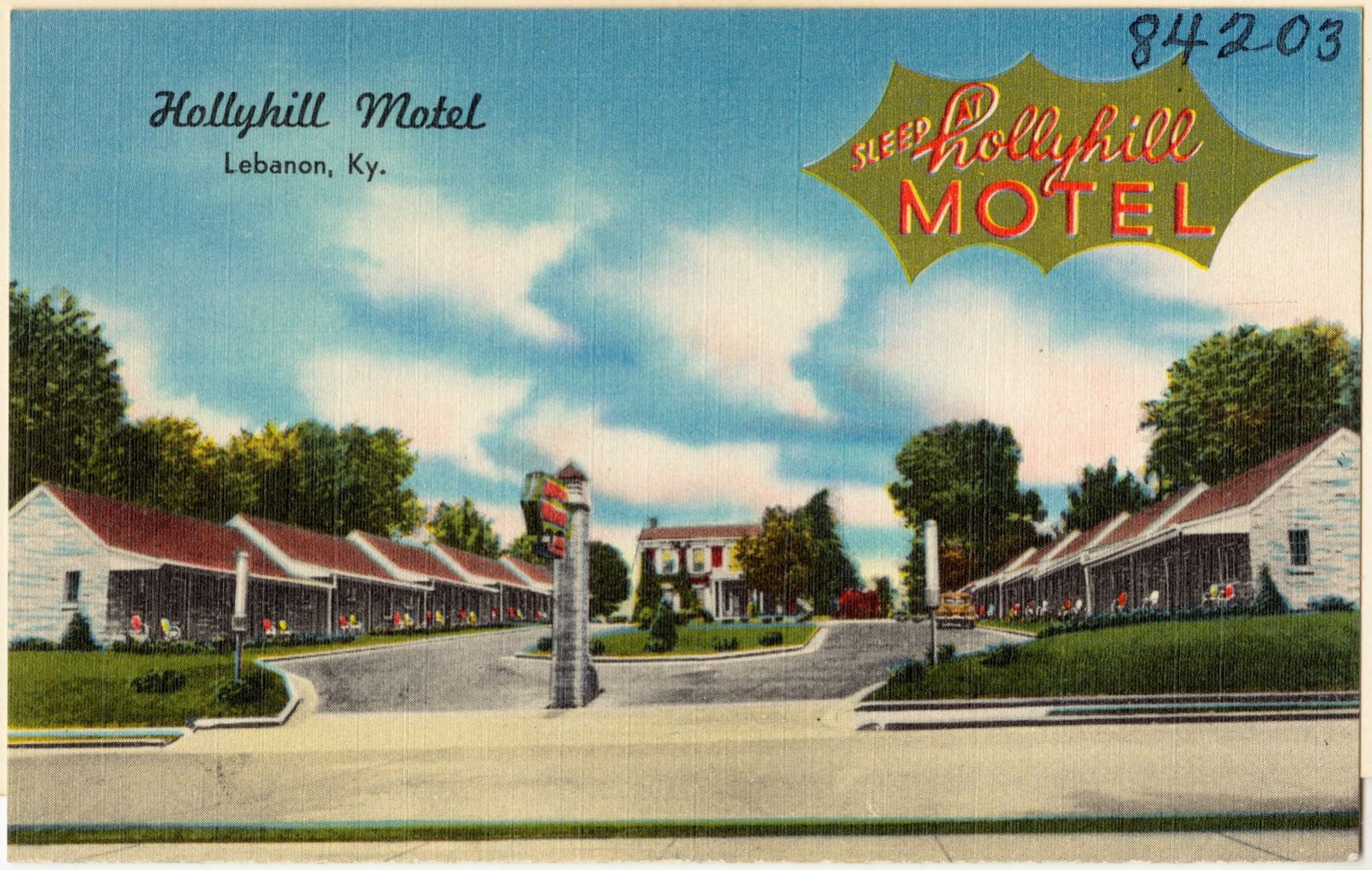 Hollyhill Motel, Lebanon, Ky., Boston Public Library - undated