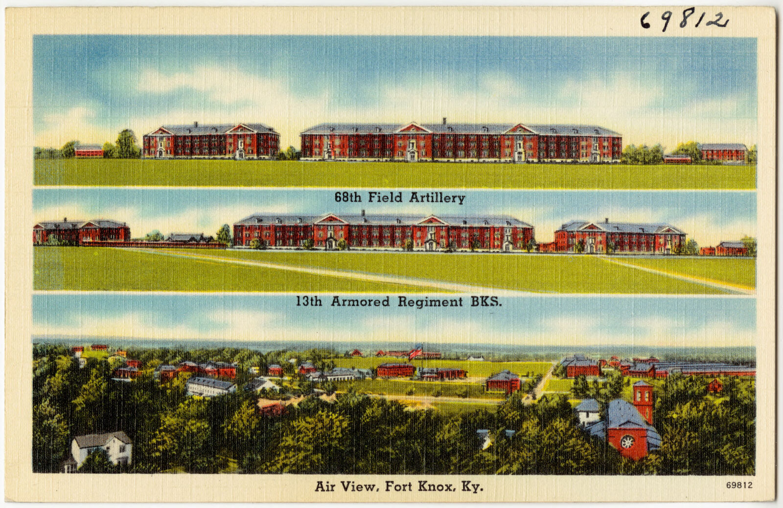 Air view, Fort Knox, Ky., Boston Public Library - undated