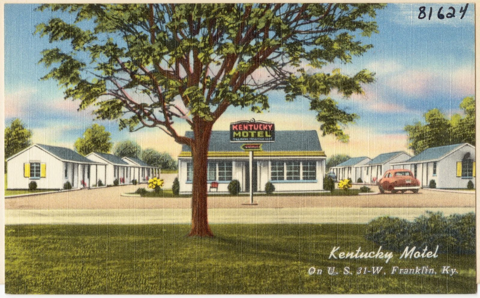 Kentucky Motel on U. S. 31-W, Franklin, Ky., Boston Public Library - undated