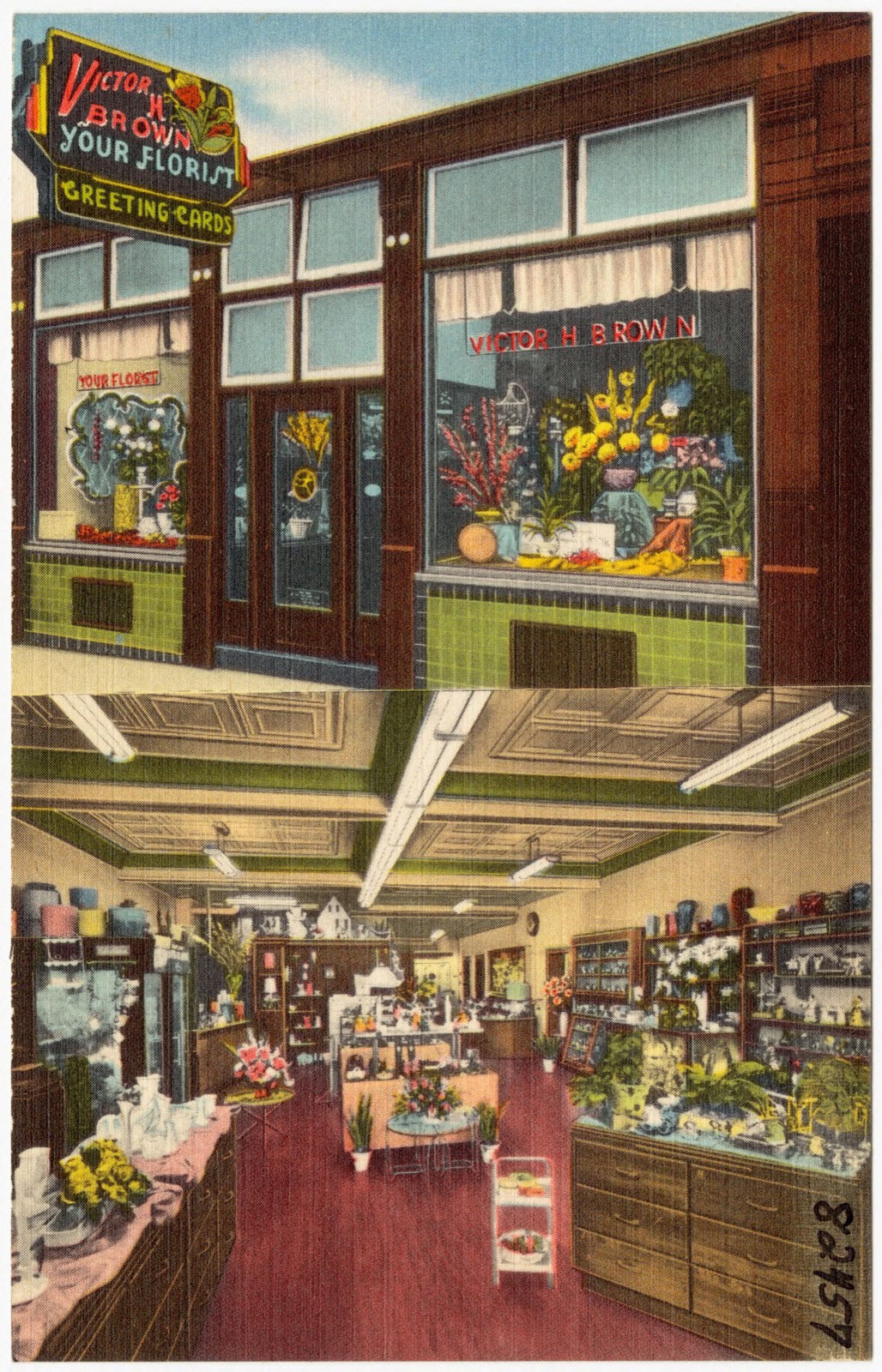 Your Florist - Victor H. Brown, Northern Kentucky's Largest Florist, Boston Public Library - undated