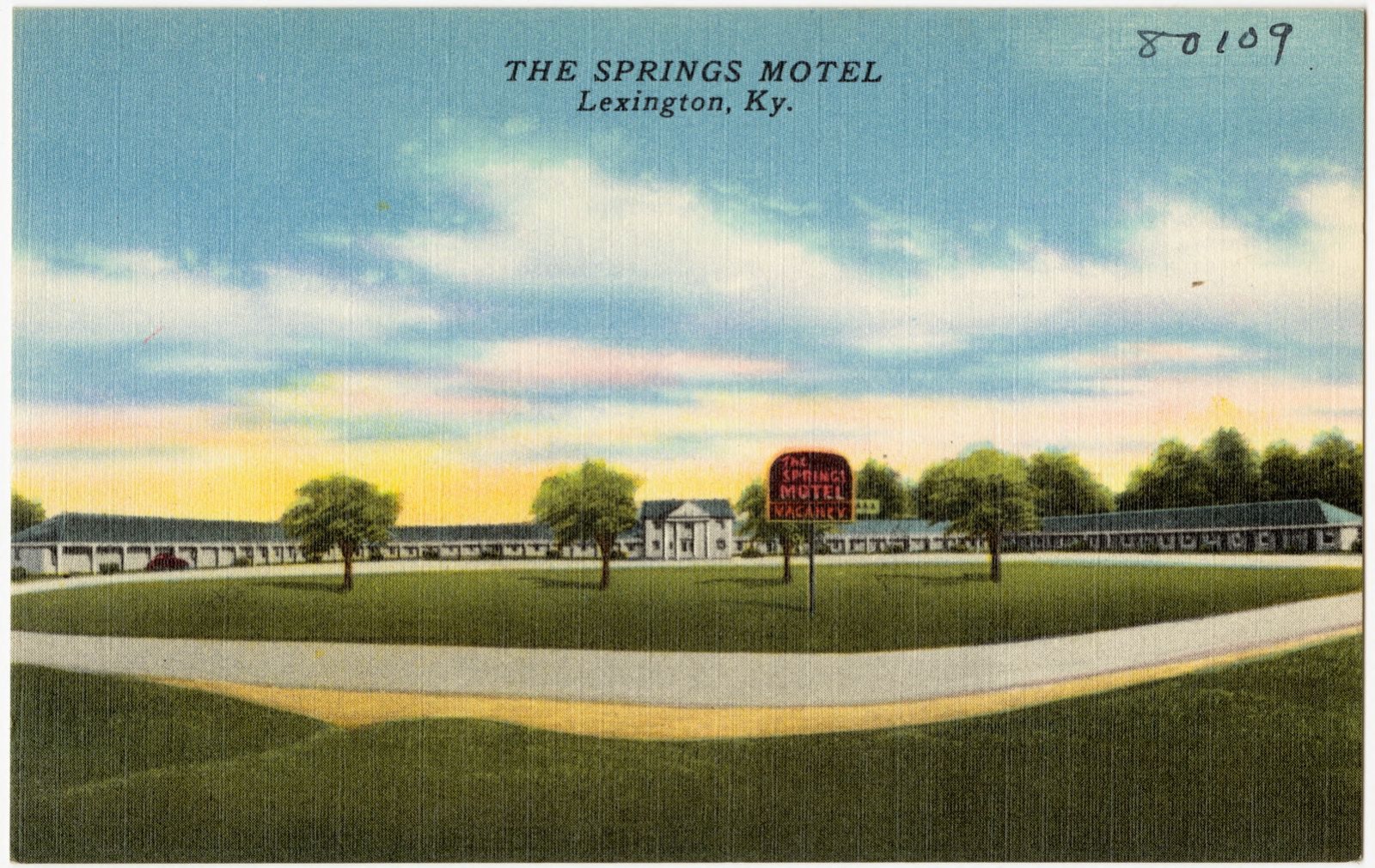 The Springs Motel, Lexington, Ky., Boston Public Library - undated