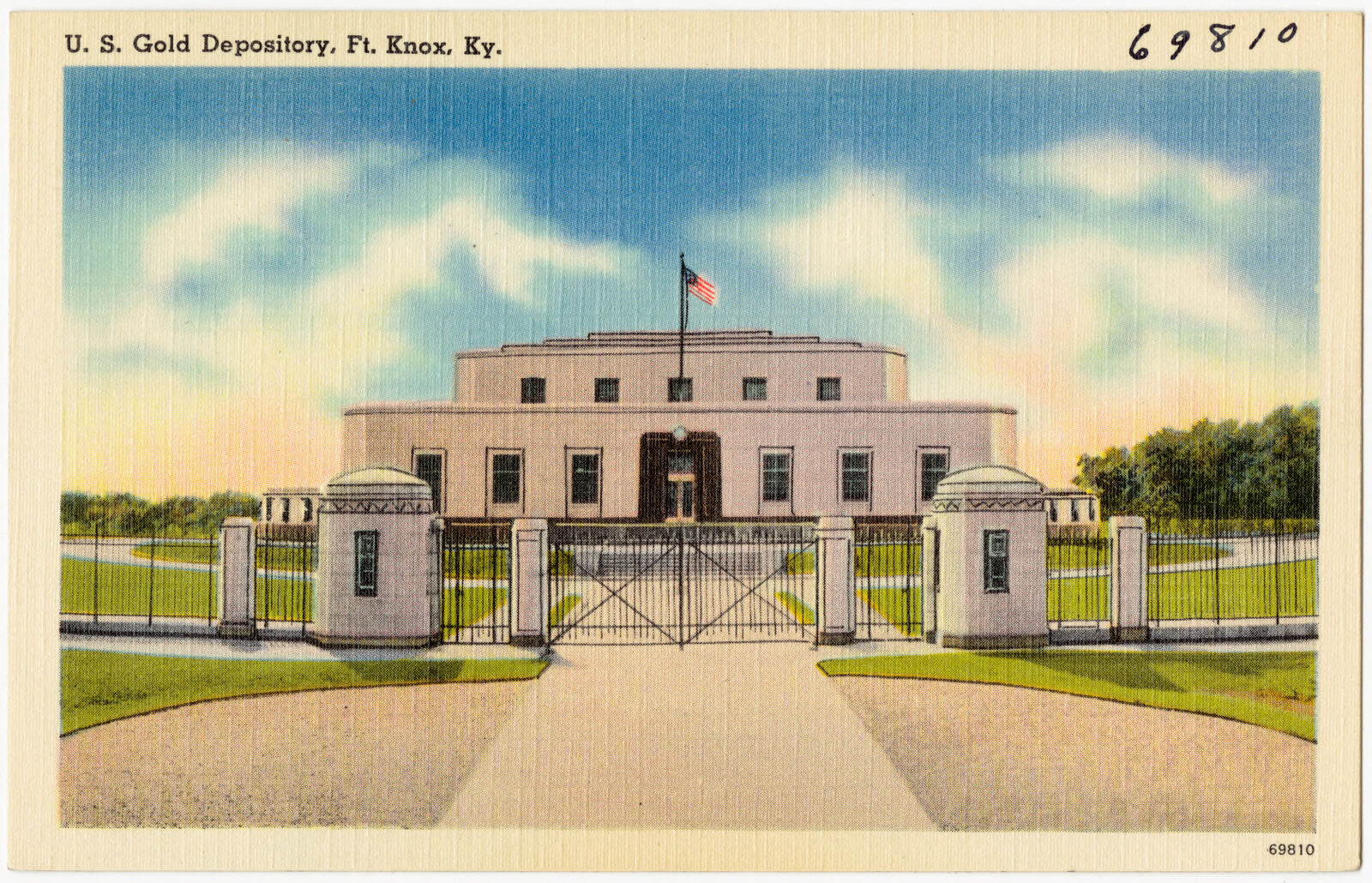 U. S. Gold Depository, Ft. Knox, KY., Boston Public Library - undated