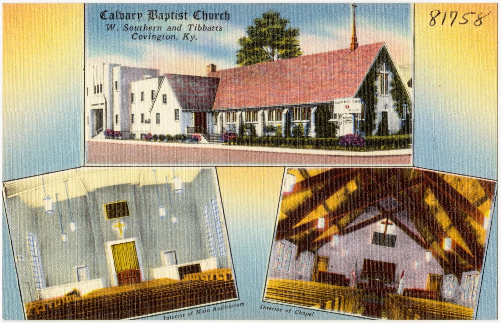 Calvary Baptist Church, W. Southern and Tibbats, Covington, Ky., Boston Public Library - undated