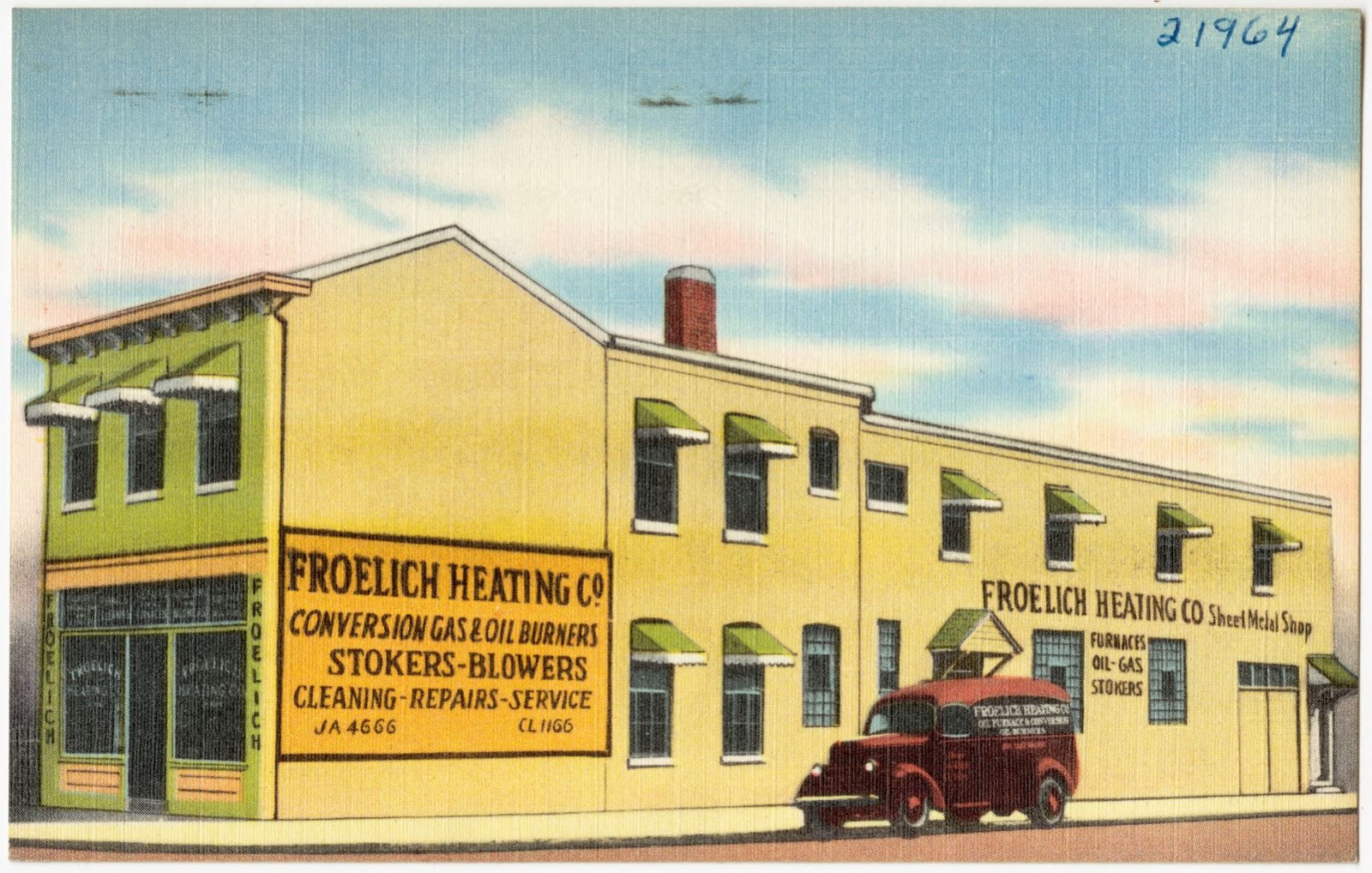 Froelich Heating Co., Boston Public Library - undated