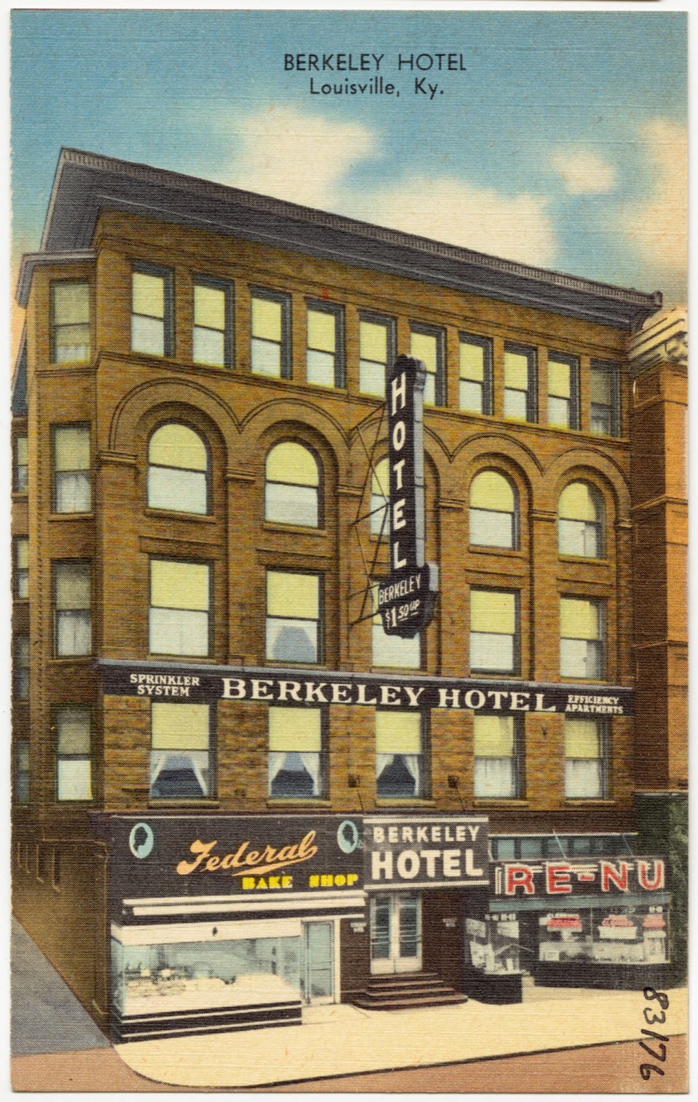 Berkeley Hotel, Louisville, Ky., Boston Public Library - undated