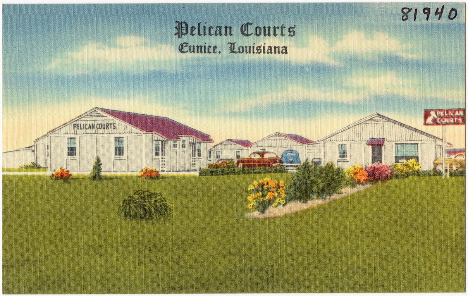 Pelican Courts, Eunice, Louisiana, Boston Public Library - undated