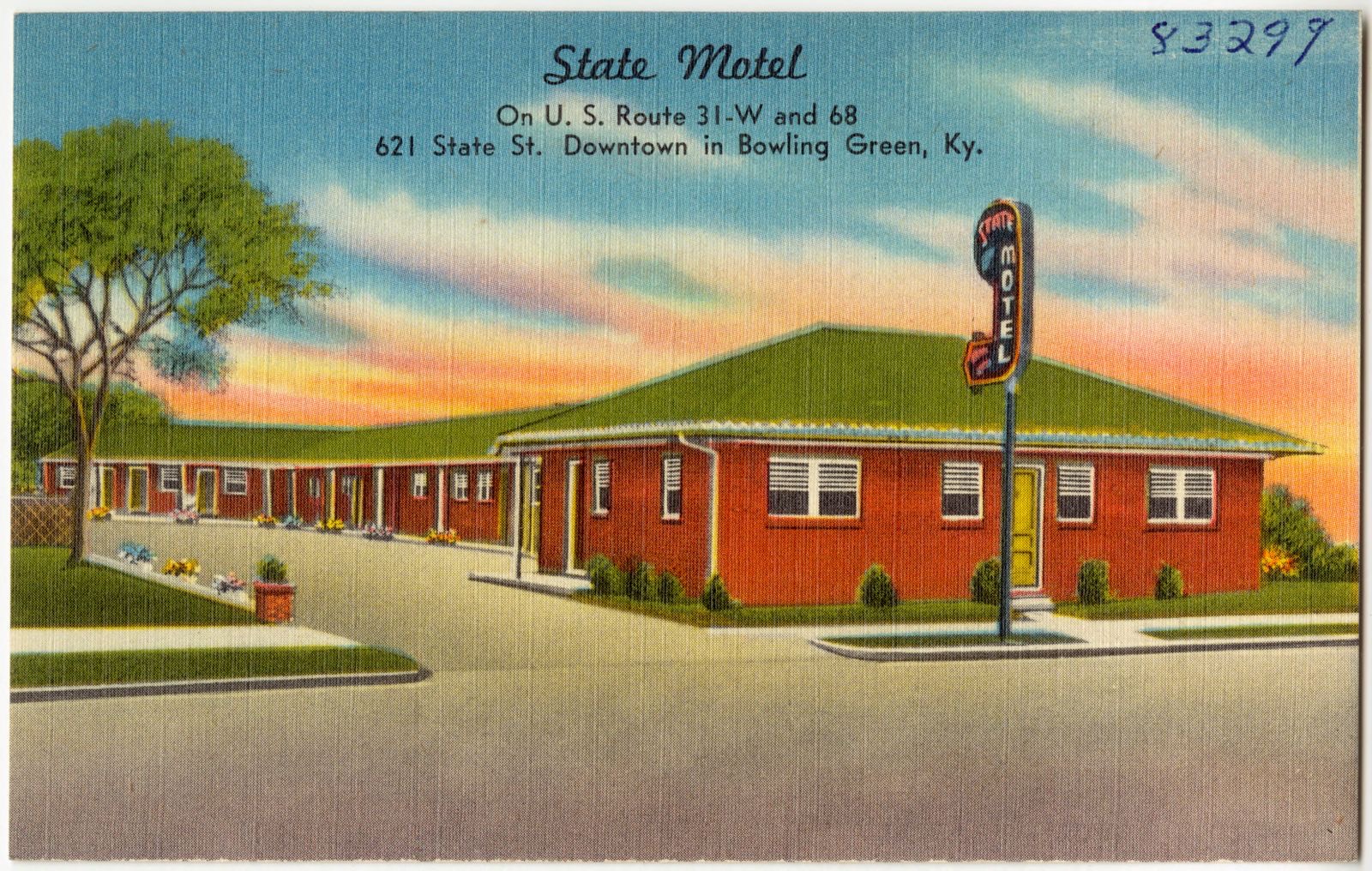 State Motel, on U. S. Route 31-W and 68, 621 State St., Downtown in Bowling Green, Ky., Boston Public Library - undated
