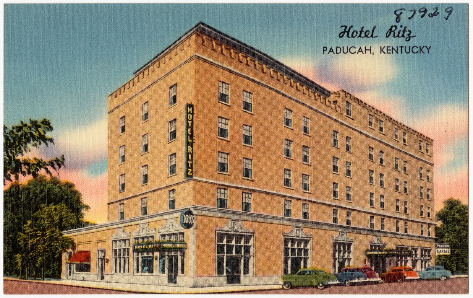 Hotel Ritz, Paducah, Kentucky, Boston Public Library - undated