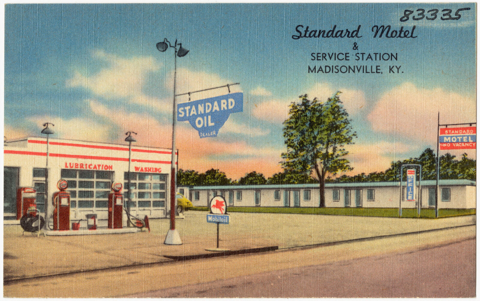 Standard Motel & Service Station, Madisonville, KY., Boston Public Library - undated