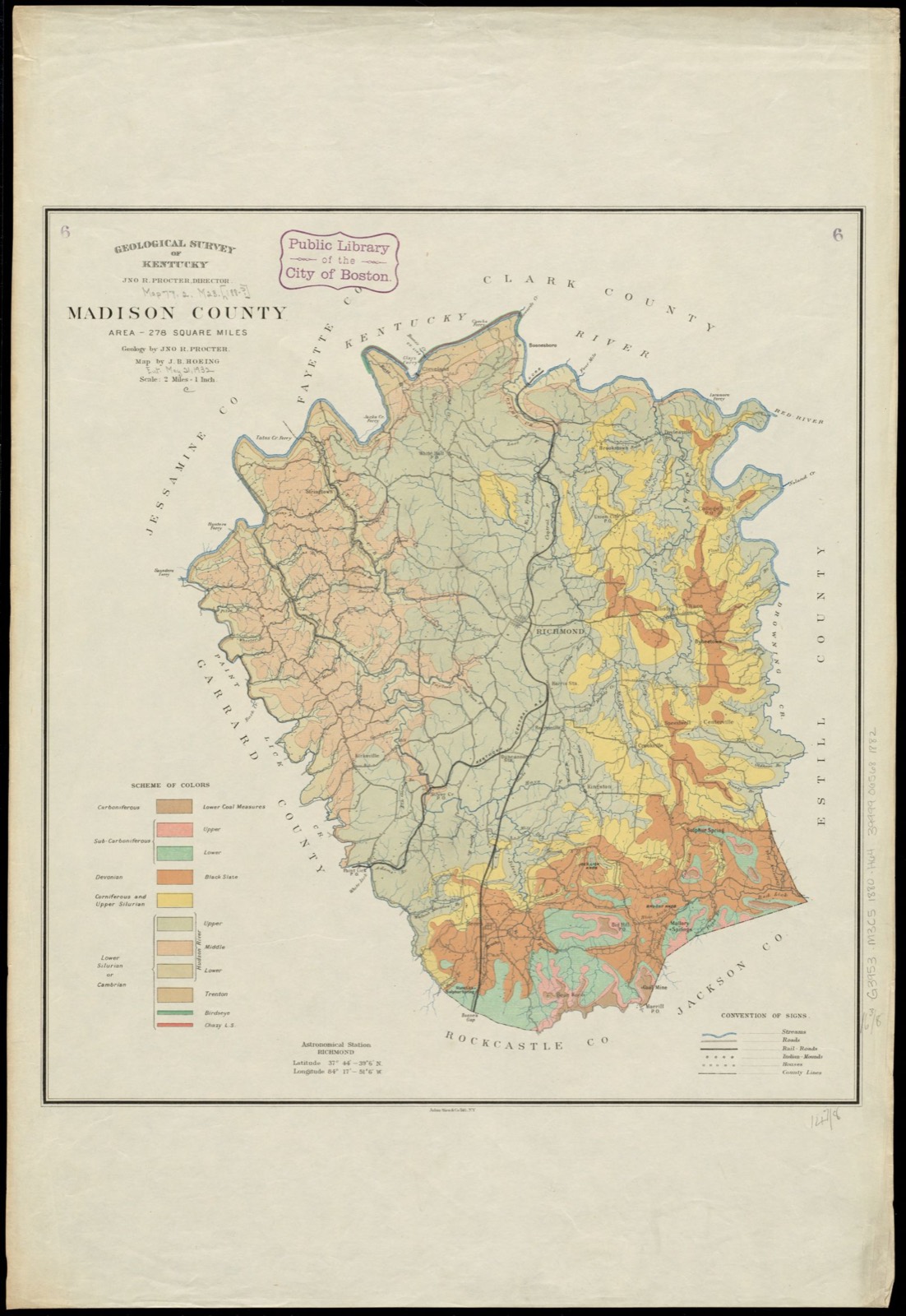 Madison County, Boston Public Library - undated