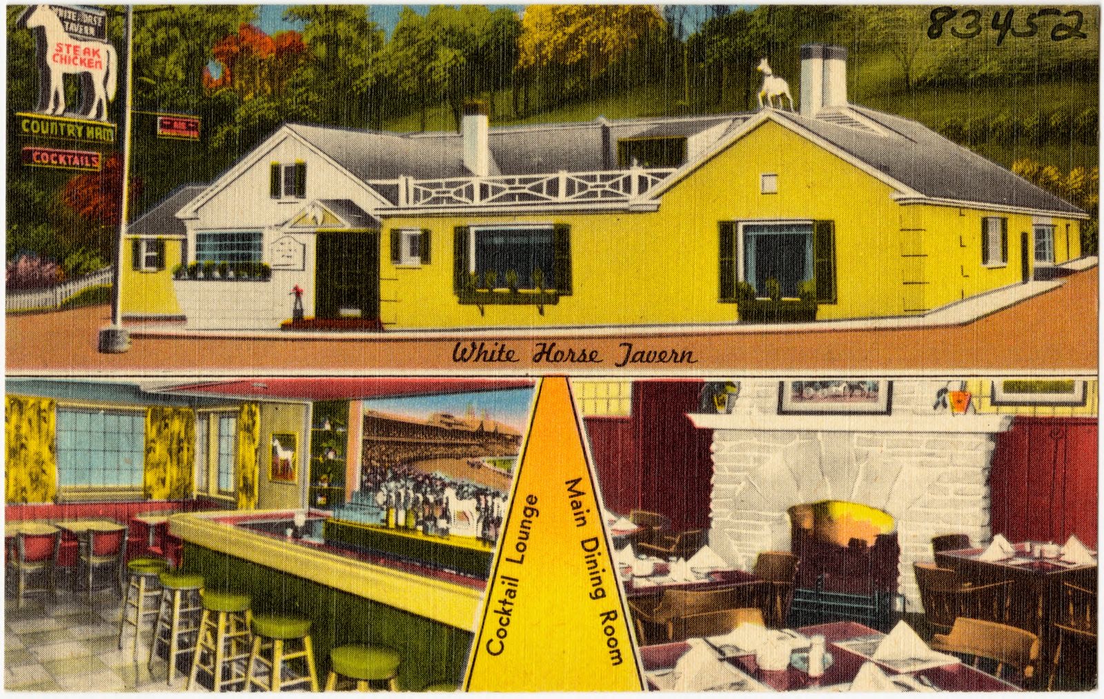 Ben Castleman's White Horse Tavern, Route 25 and 42, Covington, Kentucky, Boston Public Library - undated