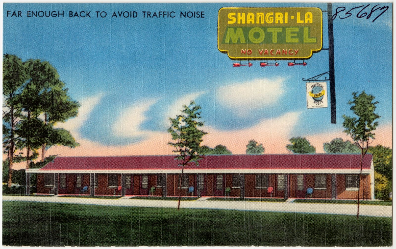 Shangri-La Motel, 2 miles south of Florence, KY. on Route U. S. 25, Boston Public Library - undated