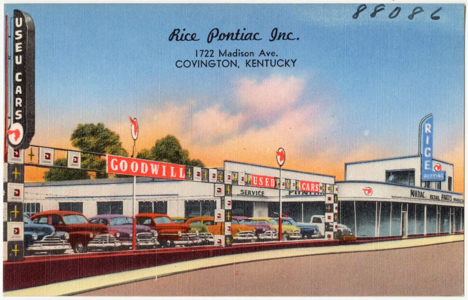 Rice Pontiac Inc., 1722 Madison Ave., Covington, Kentucky, Boston Public Library - undated