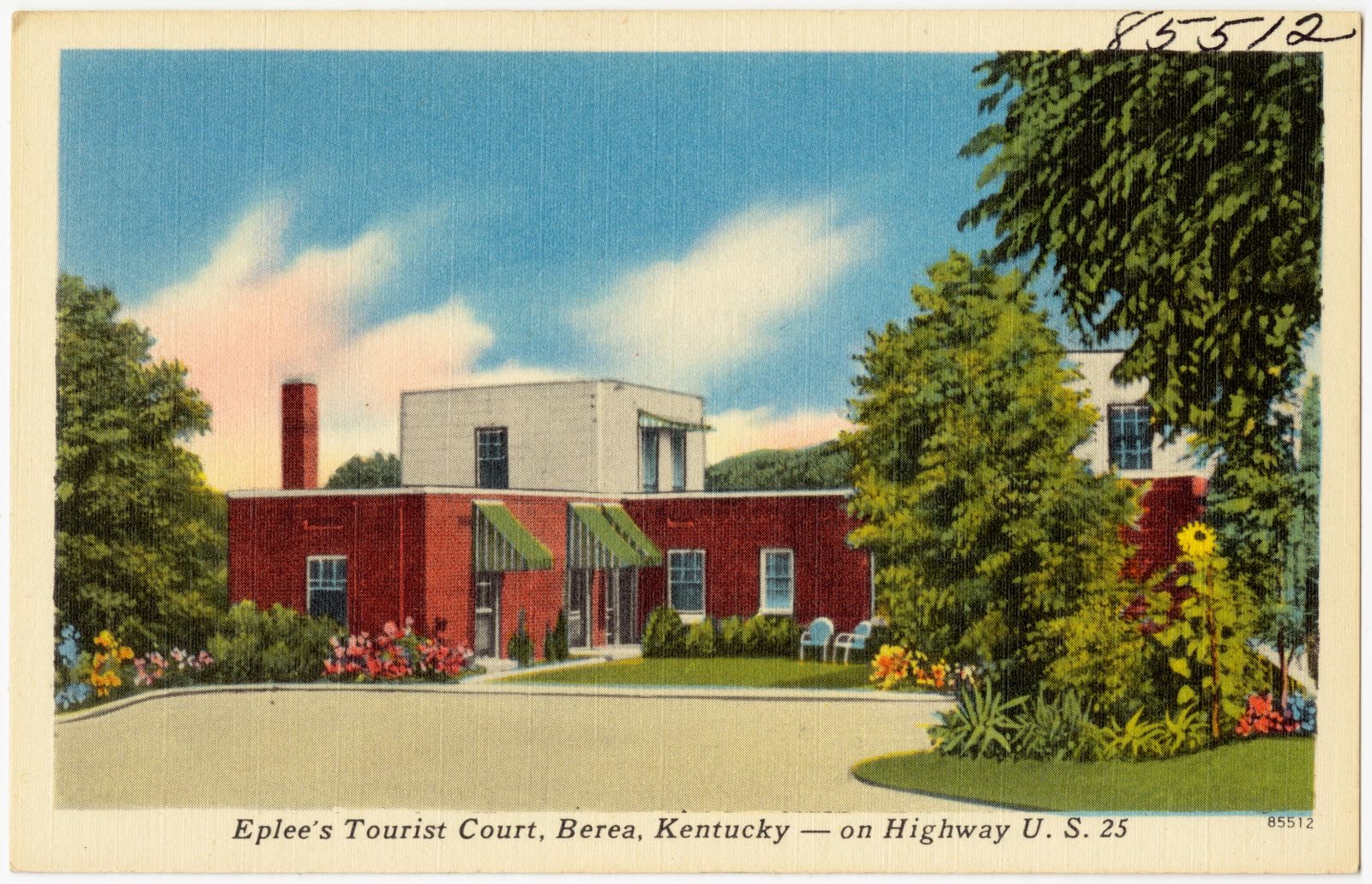 Eplee's Tourist Court, Berea, Kentucky -- on Highway U. S. 25, Boston Public Library - undated