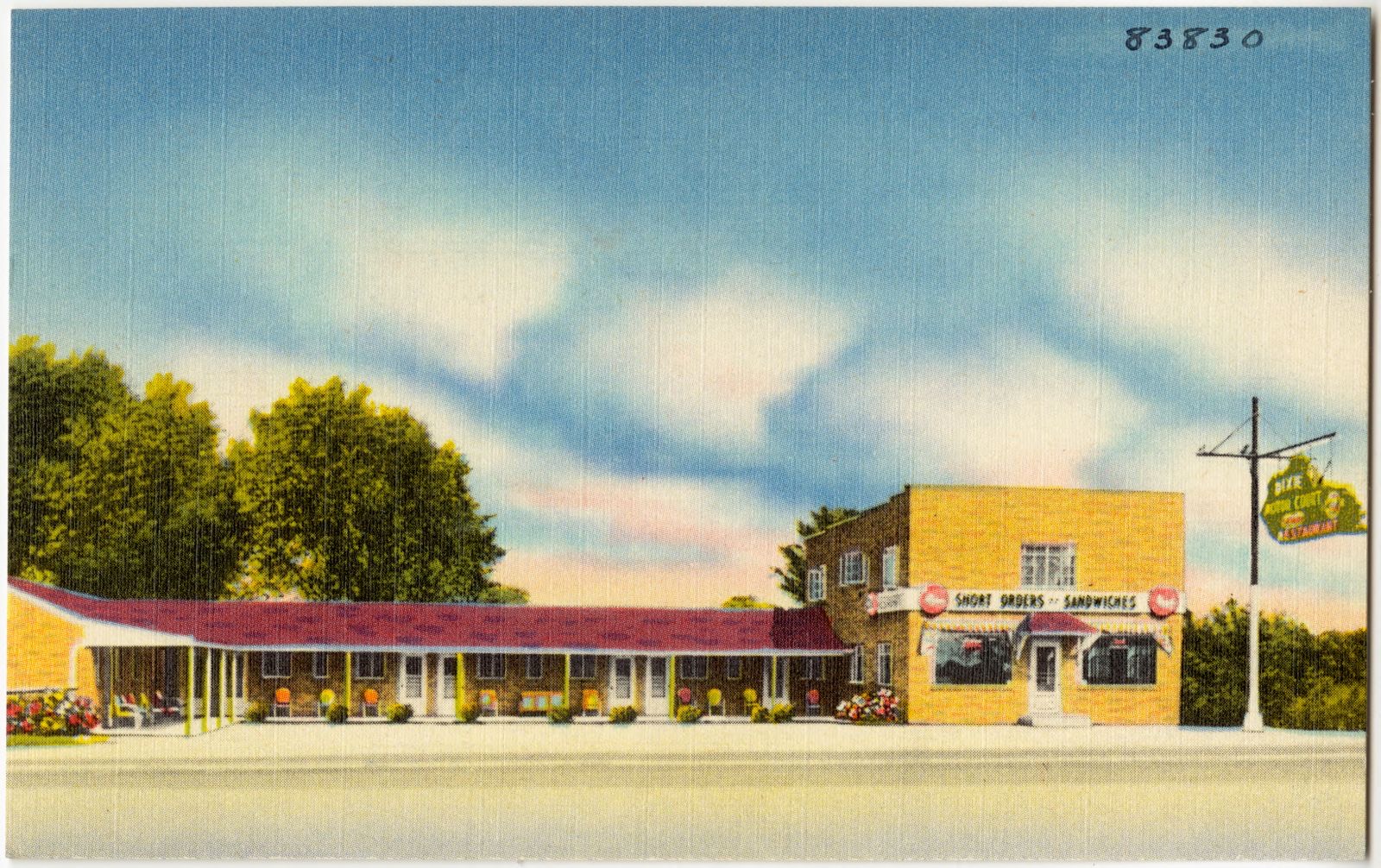 Dixie Motor Court and Restaurant, Boston Public Library - undated