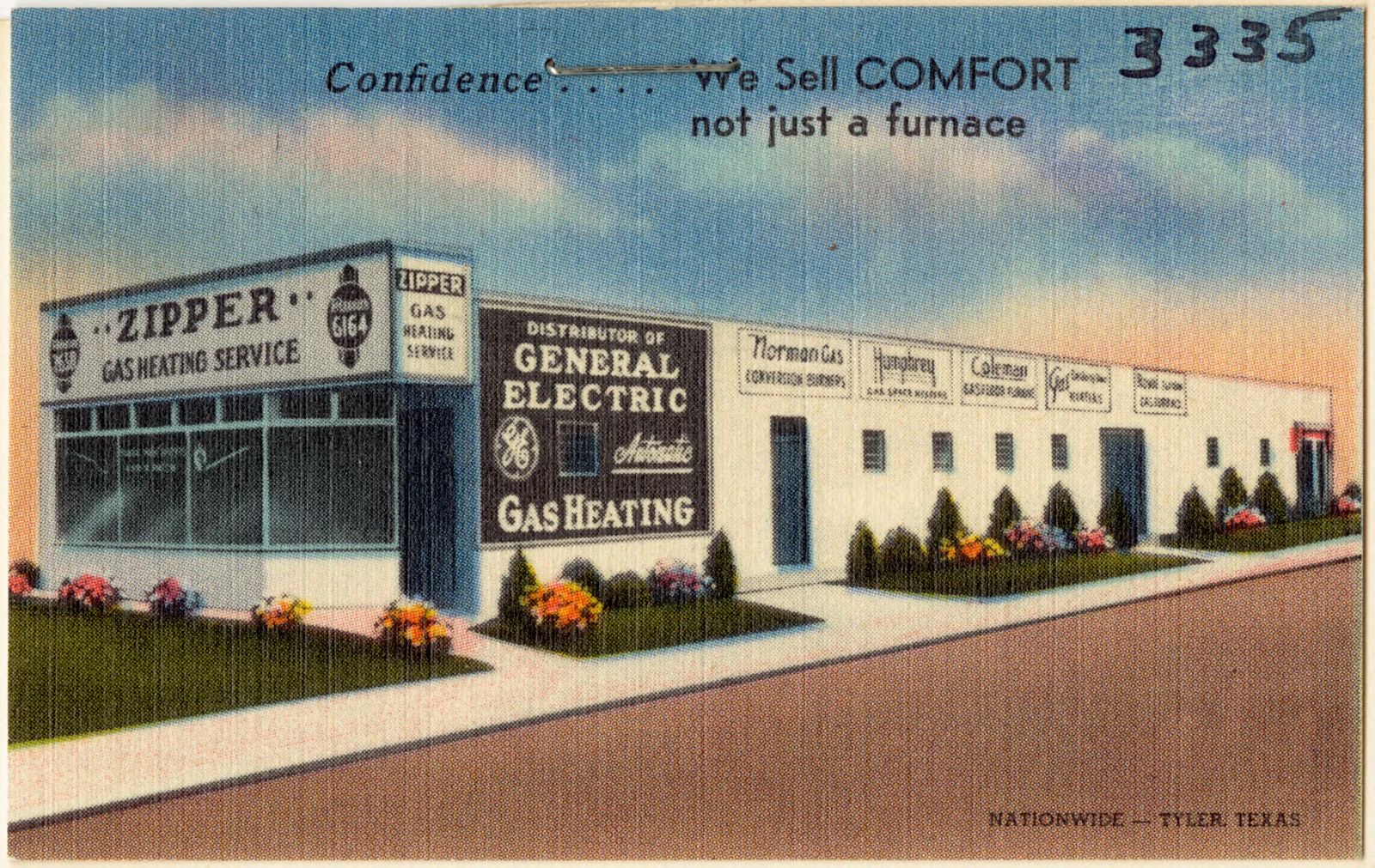 Zipper Gas Heating Service, Boston Public Library - undated
