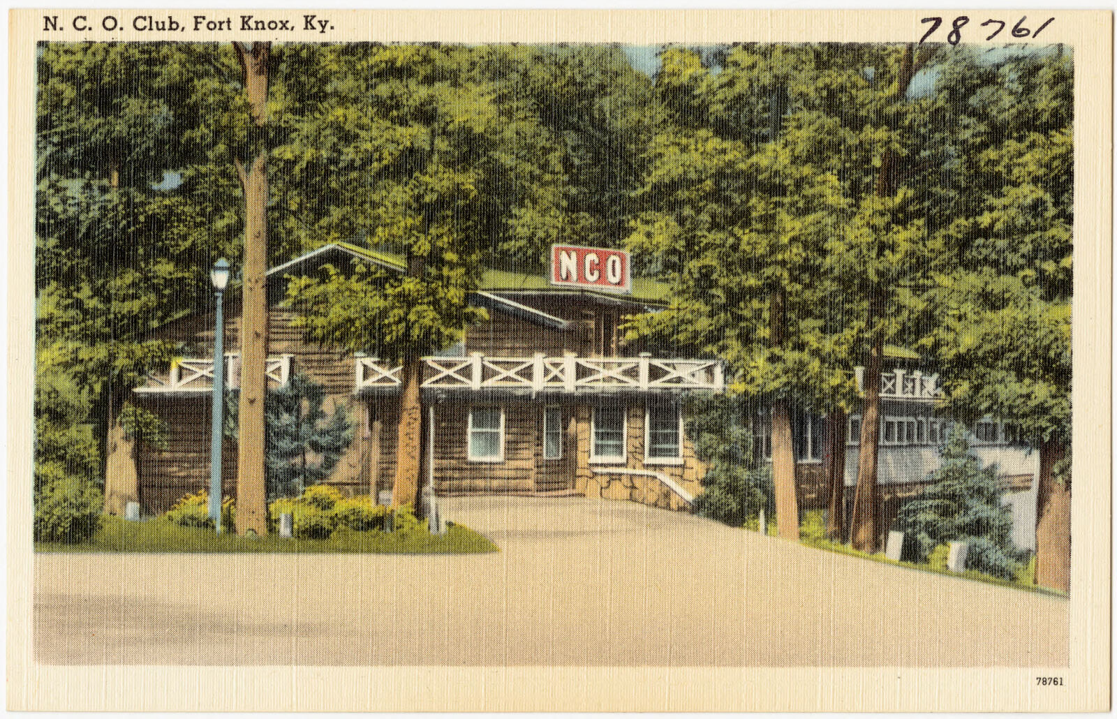 N. C. O. Club, Fort Knox, Ky., Boston Public Library - undated