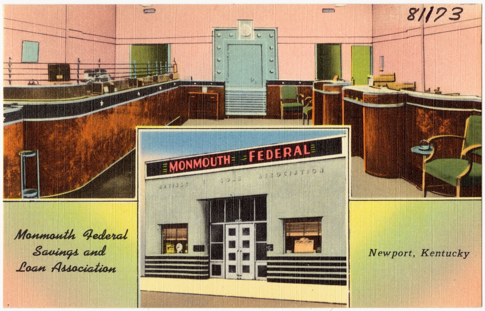 Monmouth Federal Savings and Loan Association, Newport, Kentucky, Boston Public Library - undated