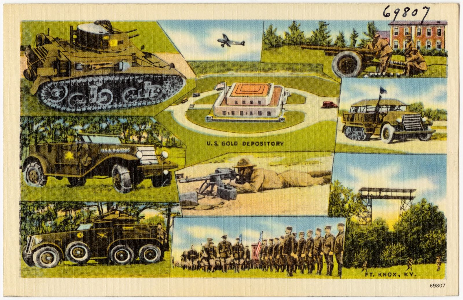 U. S. Gold Depository, Ft. Knox, KY., Boston Public Library - undated