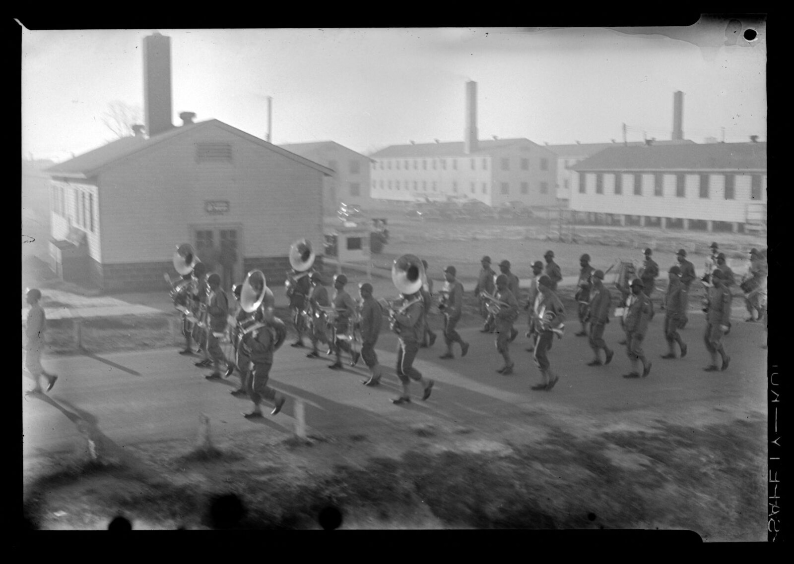 Infantry band - Camp Breckinridge 372nd infantry 7:45 a, Boston Public Library - undated