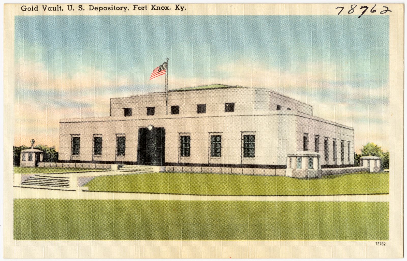 Gold Vault, U. S. Depository, Fort Knox, Ky., Boston Public Library - undated