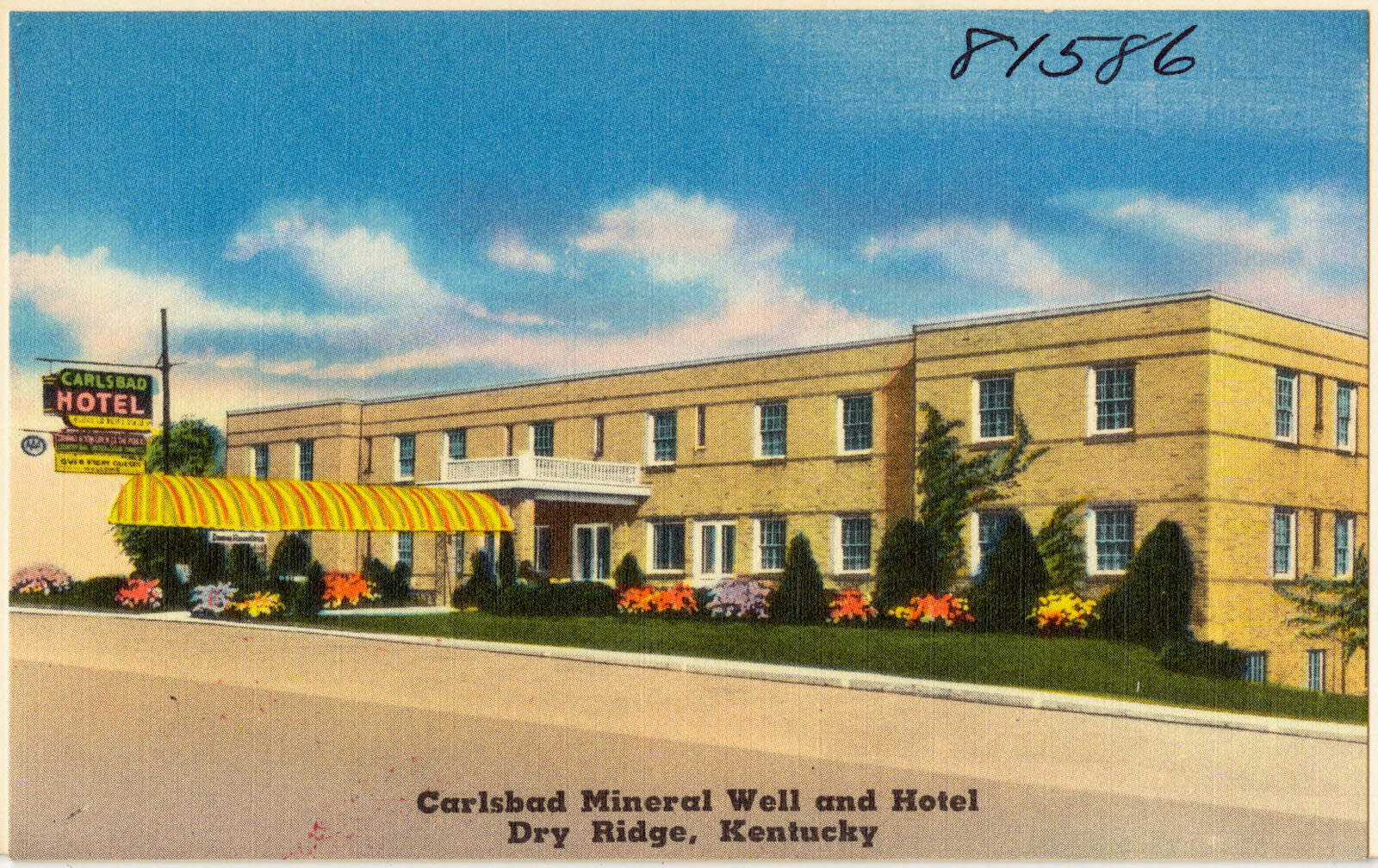 Carlsbad Mineral Well and Hotel, Dry Ridge, Kentucky, Boston Public Library - undated
