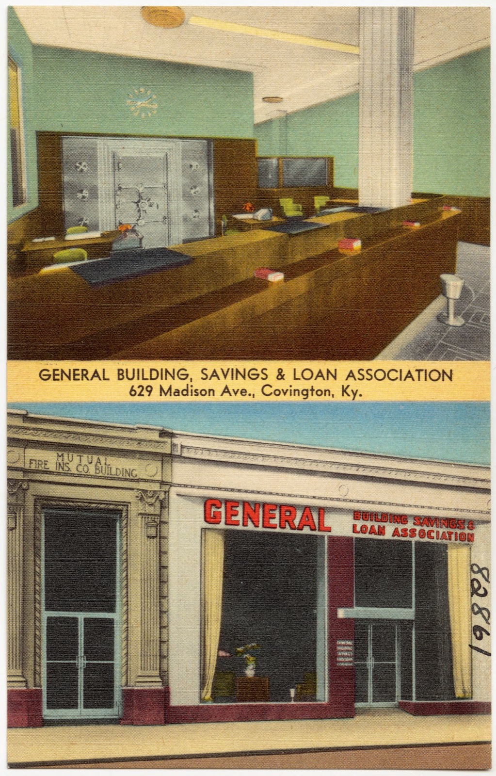 General Building, Savings & Loan Association, 629 Madison Ave., Covington, Ky., Boston Public Library - undated