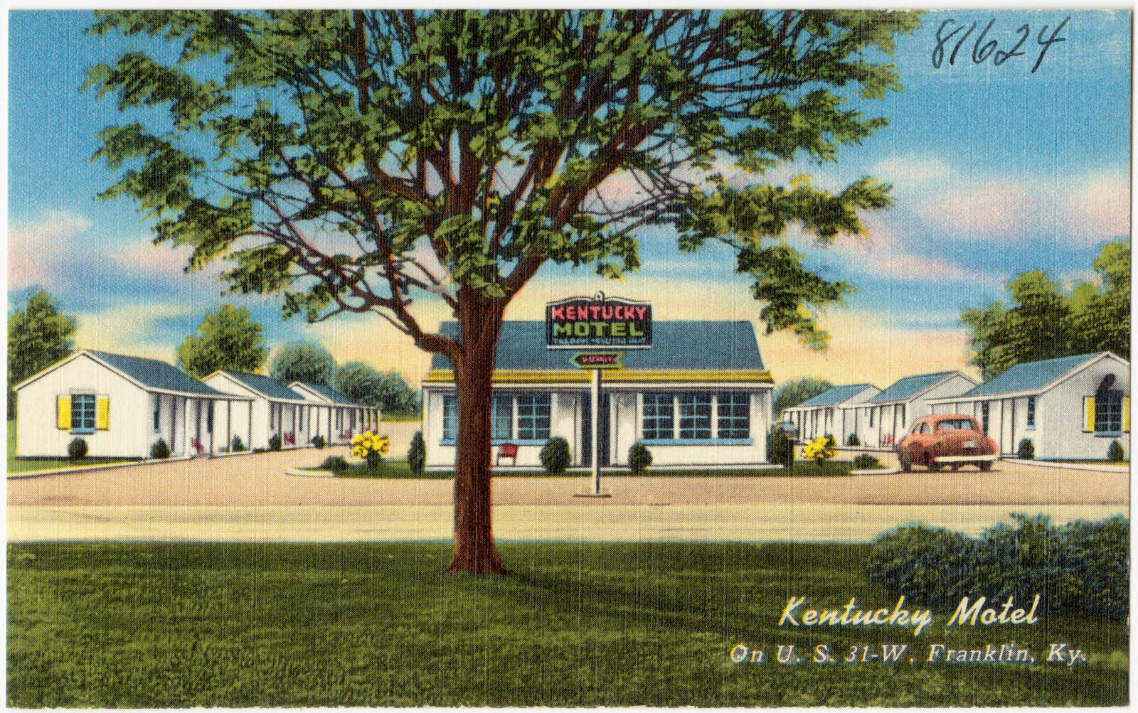 Kentucky Motel on U. S. 31-W, Franklin, Ky., Boston Public Library - undated