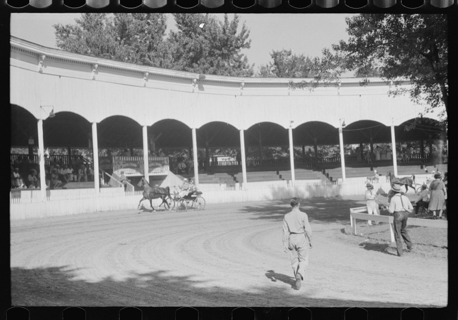 Enties in the Shelby County Horse Show and Fair. Shelbyville, Kentucky