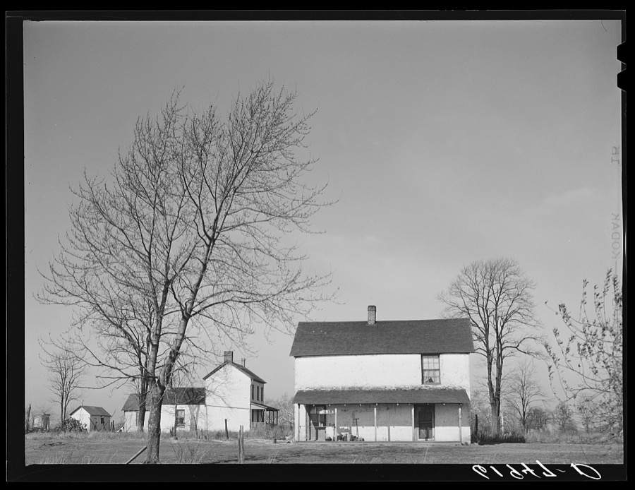 Old farmhouses. Scott County, Kentucky