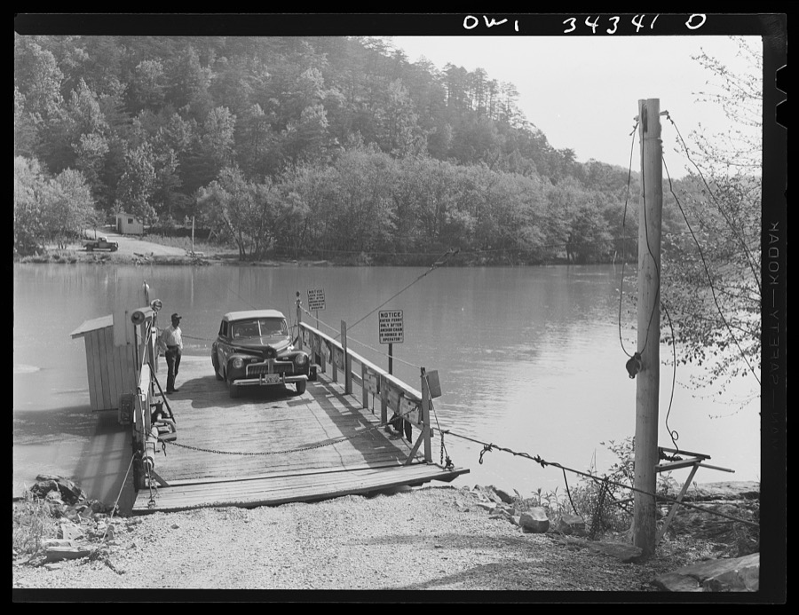 [Cable ferry across Cumberland River] McCreary County, Kentucky