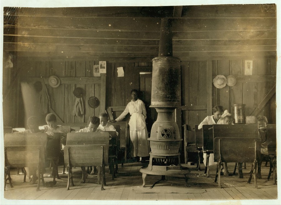 Colored School at Anthoston. Census 27, enrollment 12, attendance 7. Teacher expects 19 to be enrolled after work is over. "Tobacco keeps them out and they are short of hands." Ages of those present: 13 years = 1, 10 years = 2, 8 years = 2, 7 years = 1, 5 years = 1.  Location: Henderson County, Kentucky