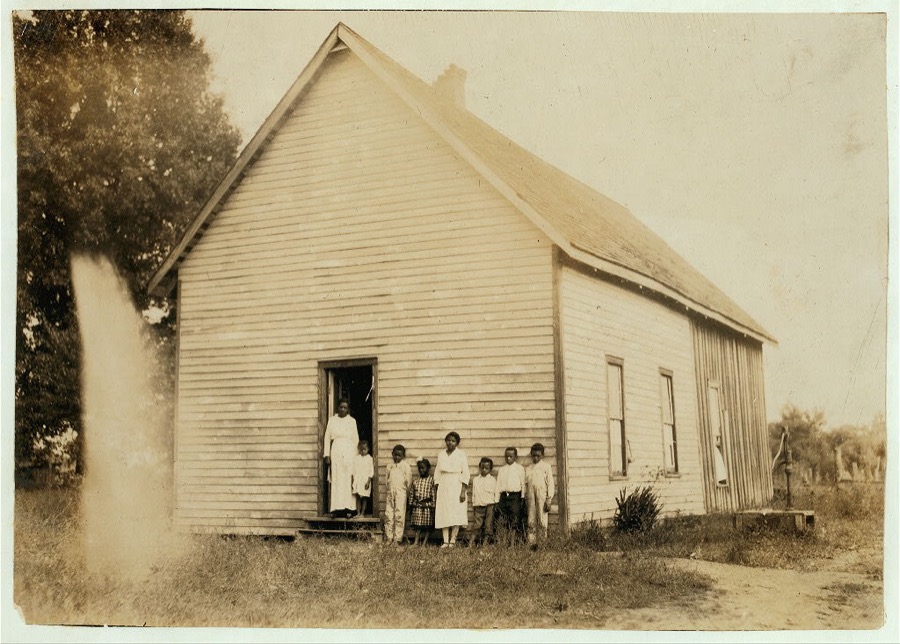 Colored School at Anthoston. Census 27, enrollment 12, attendance 7. Teacher expects 19 to be enrolled after work is over. "Tobacco keeps them out and they are short of hands." Ages of those present: 13 years = 1, 10 years = 2, 8 years = 2, 7 years = 1, 5 years = 1.  Location: Henderson County, Kentucky