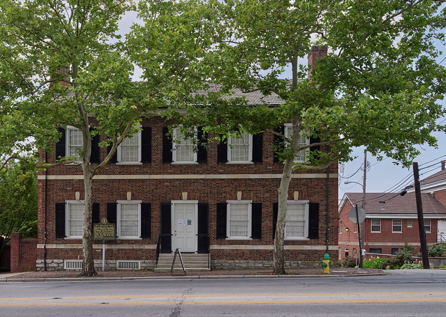 View of the teen-years home of Mary Todd Lincoln, wife of the martyred U.S. president Abraham Lincoln, in Lexington, Kentucky