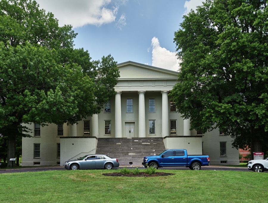 Old Morrison, the signaure administration building at Transylvania University in Lexington, Kentucky