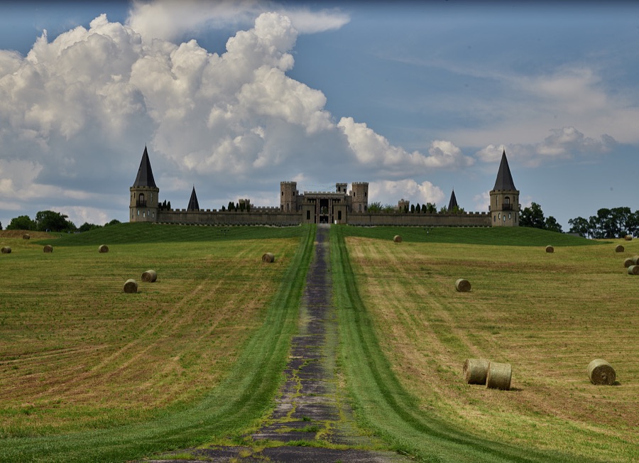 The Castle, a luxury hotel and spa built in 1950 as a private residence near Versailles, Kentucky