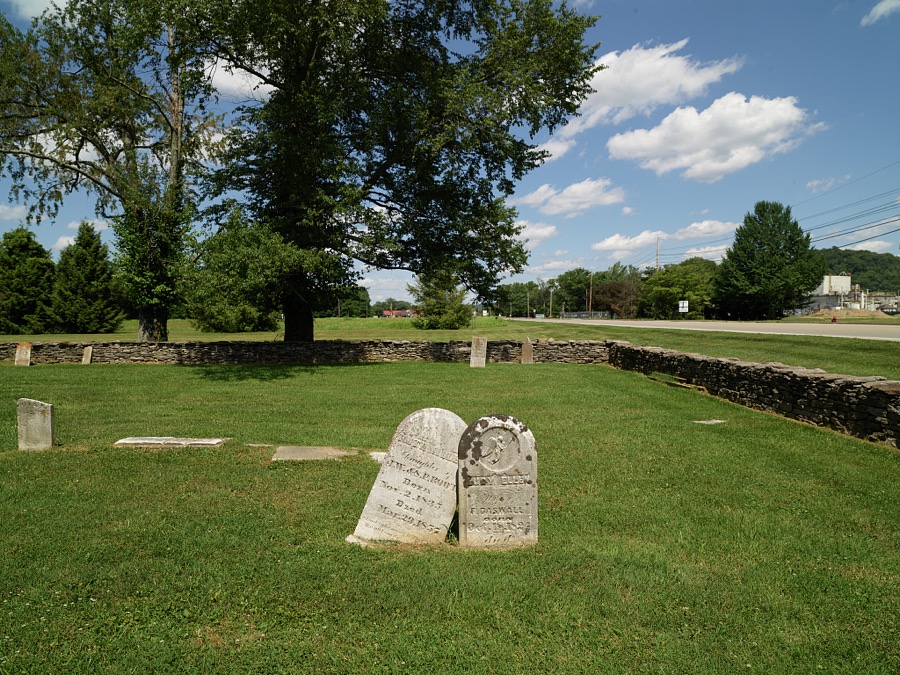 The family cemetery at the Masterson House in Carrollton, Kentucky, one of the oldest (some say the oldest) surviving two-story brick buildings along the Ohio River from Pittsburgh, Pennsylvania, to Cairo, Illinois, where the Ohio meets the mighty Mississippi River