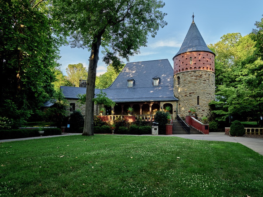 The house and museum at the John James Audubon State Park, whose grounds and art gallery interpretsthe lives and work of the famed ornithologist, naturalist and artist and his family in Henderson, Kentucky