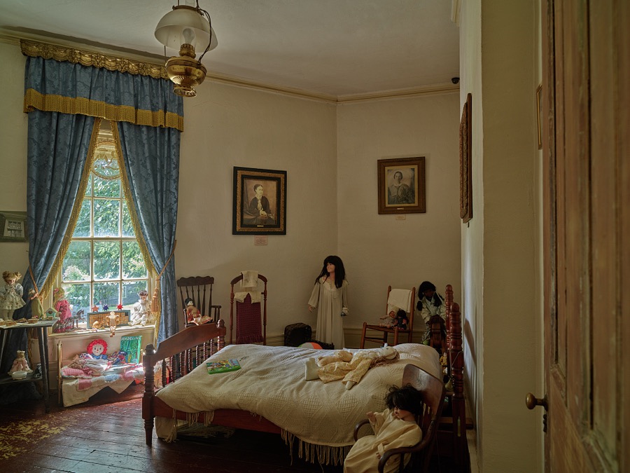 Child's bedroom in Octagon Hall, an eight-sided antebellum mansion in Franklin, Kentucky, just above the Tennessee border