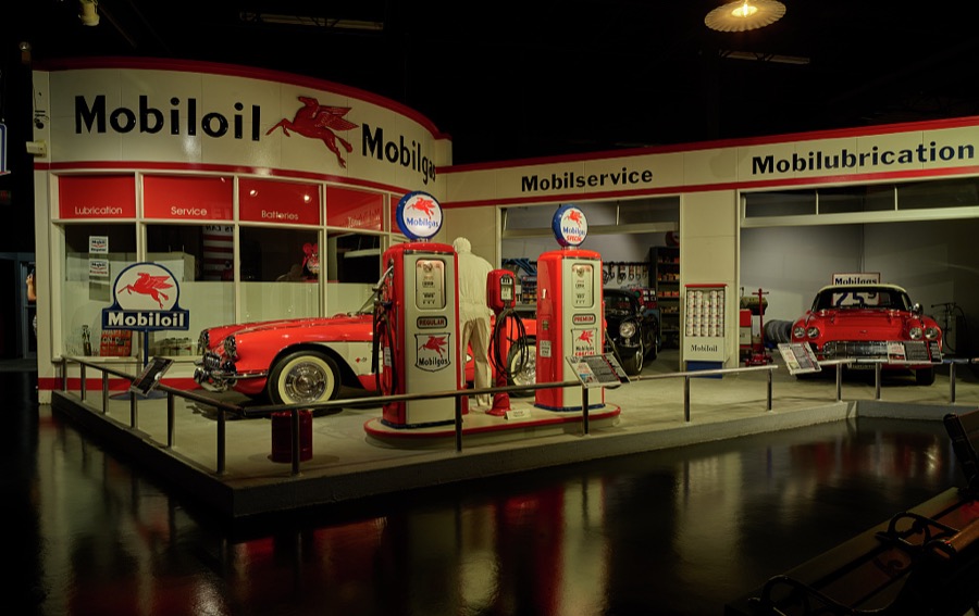 Exhibit at the National Corvette Museum in Bowling Green, Kentucky