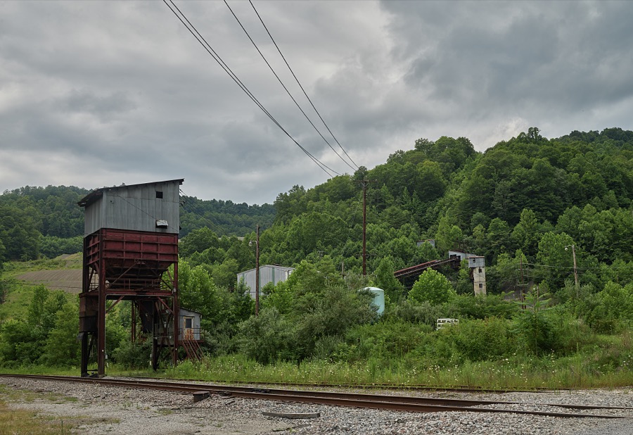 An abandoned coal-processioning facility in the remote mountains near the Bell County community of Arjay, in southern Kentucky's portion of the Appalachian Mountains