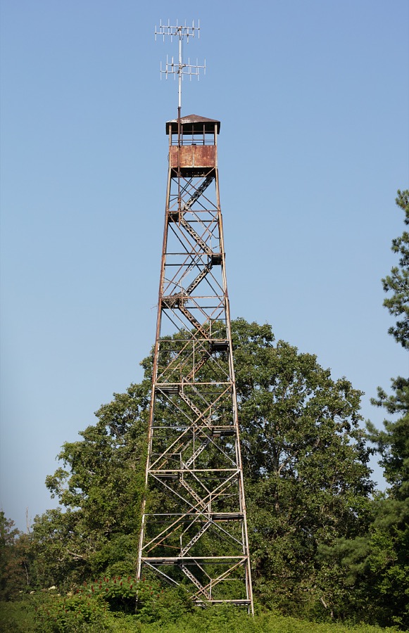Fire tower in the Kentucky portion of the bucolic "Land Between the Lakes," Lake Barkley and Kentucky Lake