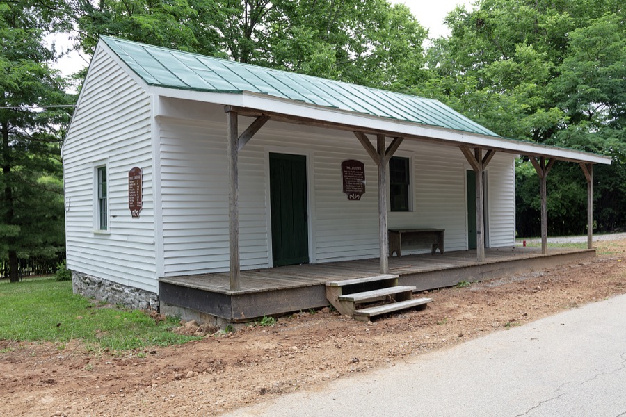 A tollhouse from the old Maysville-to-Louisville Road in the 18th Century, in Old Washington, once a stand-alone Kentucky settlement now (as of 2020) incorporated into the Ohio River city of Maysville