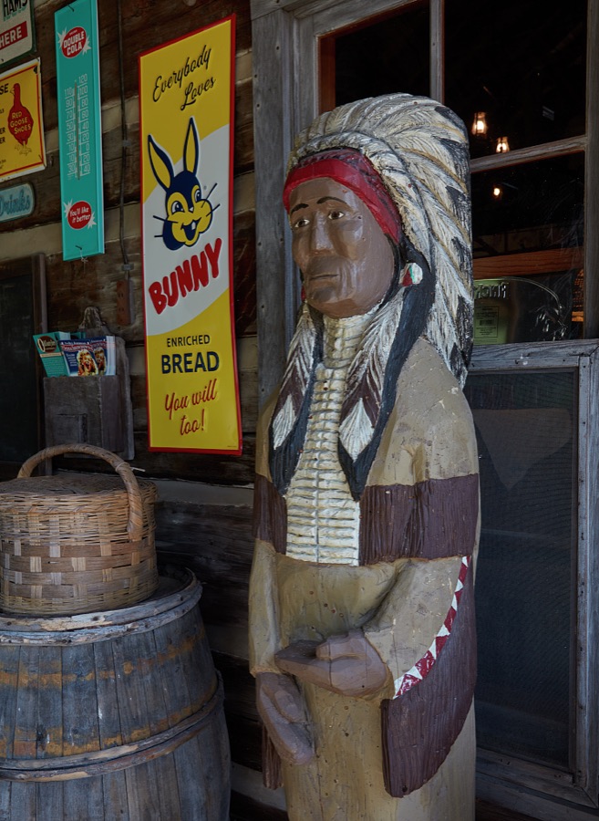 Scene at the Hitching Post, a country store, ice-cream shop, and souvenir venue in Aurora, Kentucky, near the Tennessee border and the Land Between the Lakes, a bucolic National Recreation Area on narrow ridge between Barkley Lake and Kentucky Lake, both manmade from waters below dams created by the Tennessee Valley Authority, that flow into both Kentucky and Tennessee
