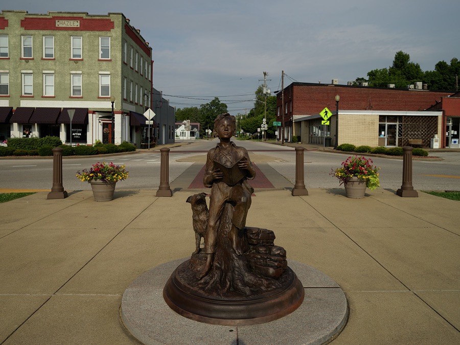 The statue of a seated Abraham Lincoln, the U.S. president who guided the nation through the Civil War of the 1860s and was assassinated roughly a month before its conclusion